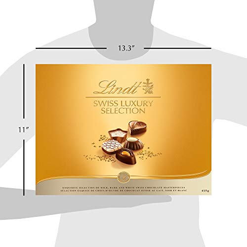 Lindt Swiss Luxury Selection Boxed Chocolate, Gift Box, Great Fo
