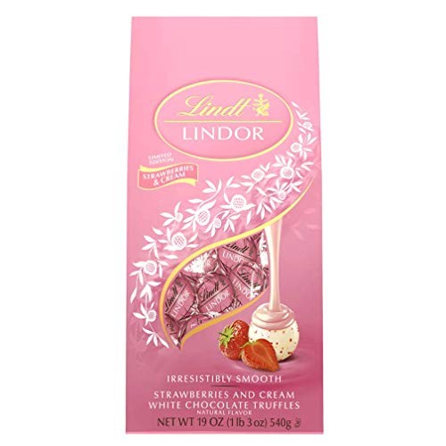 Lindt, White Chocolate Strawberries And Cream Lindor Truffles 4