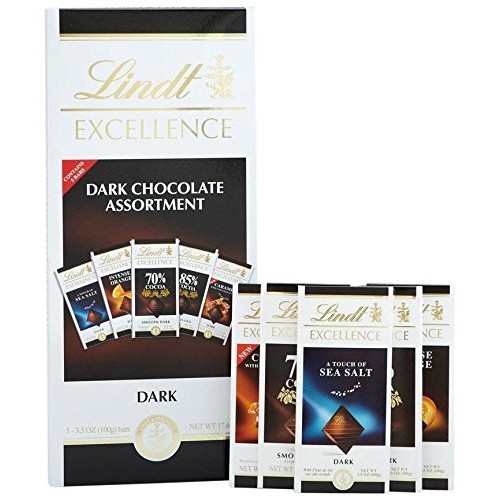 Lindt Lindor Dark Chocolate Assortment Gift Box, Assorted