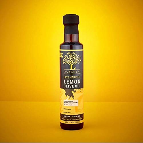 Lemon Olive Oil - Greek Extra Virgin Olive Oil Cold Pressed W/ L