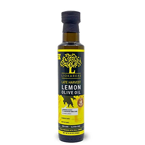 Lemon Olive Oil - Greek Extra Virgin Olive Oil Cold Pressed W/ L
