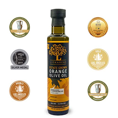 Orange Oil - Cold Fused Greek Extra Virgin Olive Oil - Organic -