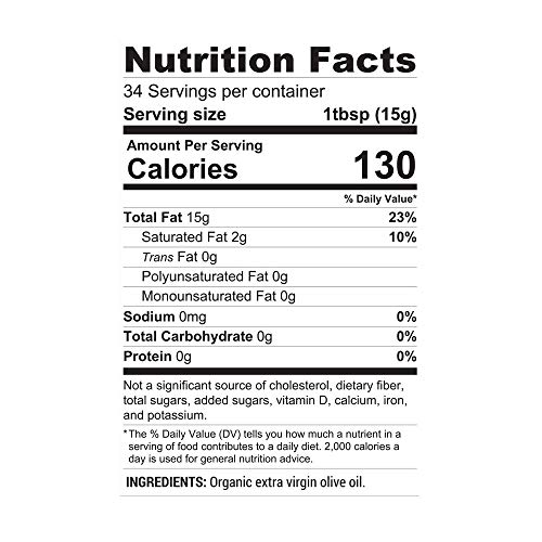 Organic Greek Extra Virgin Olive Oil - 2019/20 Harvest - Nongmo