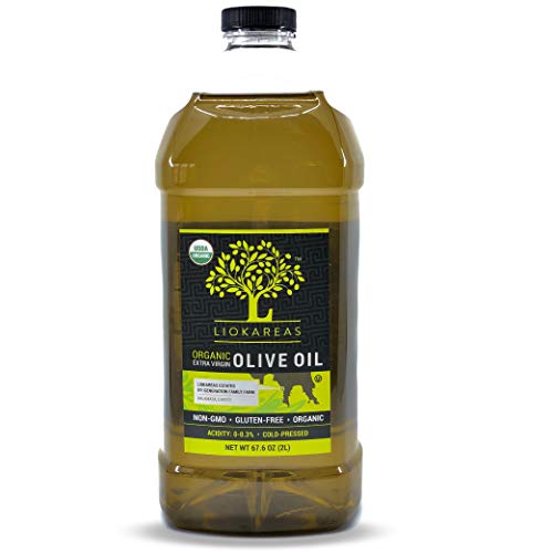 Organic Greek Extra Virgin Olive Oil - Non Gmo - Gluten Free - U