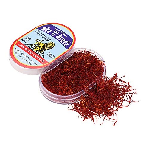 Lion Brand 100% Pure Organic Saffron - 5 Gm
