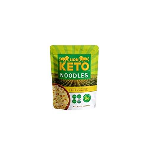 Lion Keto Noodles - 3 Pack | Fettuccine | Low Carb Pasta | Organ
