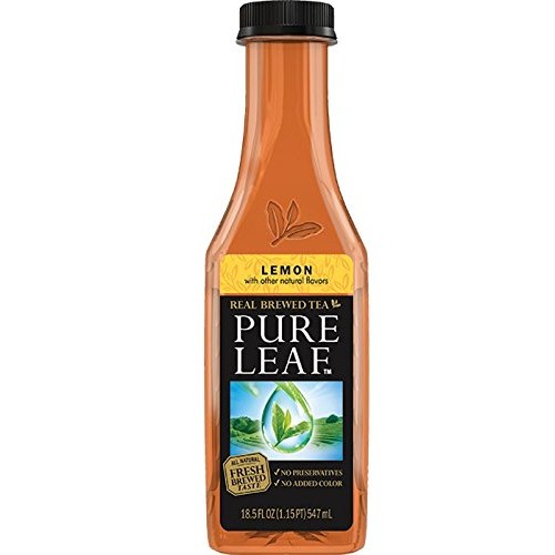 Lipton Pure Leaf Lemon Iced Tea In 18.5 Oz Bottle Pack Of 12