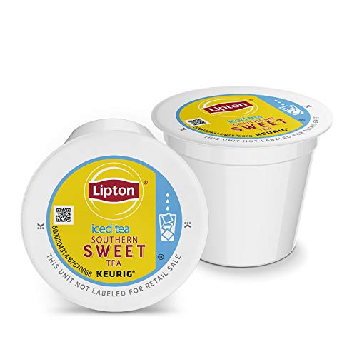 Lipton Iced Black Tea, Sweet Tea K Cups Pods, 10 Ct
