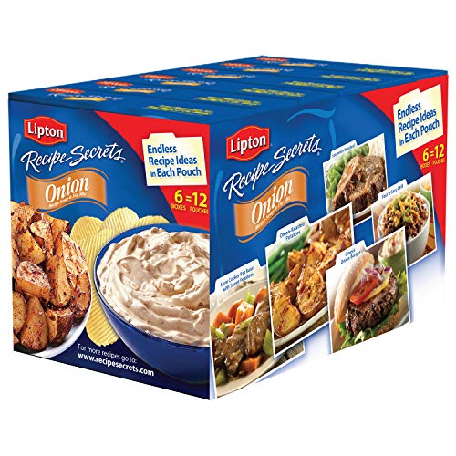 Lipton Soup Recipe Secrets &Amp; Dip Mix, Onion Flavor, 2 Oz, Pack Of 6