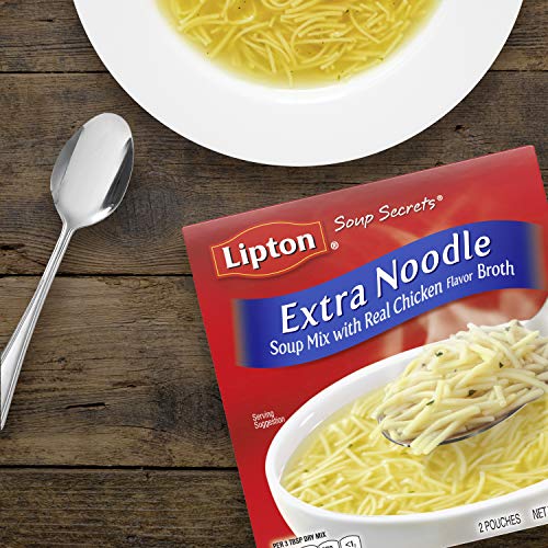 Lipton Instant Soup Mix, Noodle, 4.5 Oz Pack Of 12