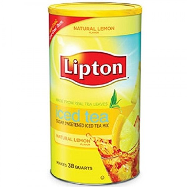 Lipton Lemon Iced Tea With Sugar Mix 6 Lb. 4 Oz. Can, Makes 38