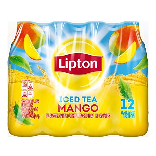 Lipton Mango Iced Tea 16.9 Oz. Bottles, 24 Pk.