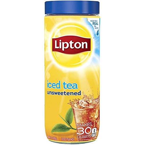 Lipton Black Iced Tea Mix Unsweetened 30 Qt Pack Of 7