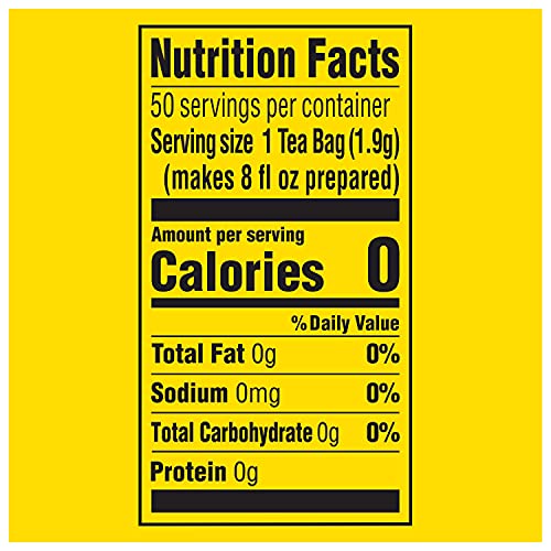 Lipton Black Tea Bags, Decaffeinated, 50 Ct