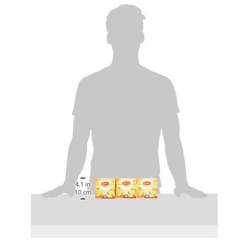 Lipton Black Tea - Lemon - Premium Pyramid Tea Bags 20 Count Bo