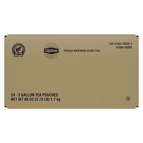 Lipton Black Unsweetened Iced Tea Bags For Steeping Brewer Made