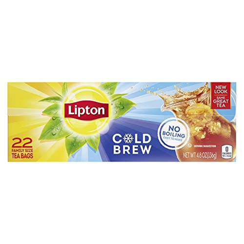 Lipton Family Iced Tea Bags, Black Tea, 22 Ct Pack Of 6