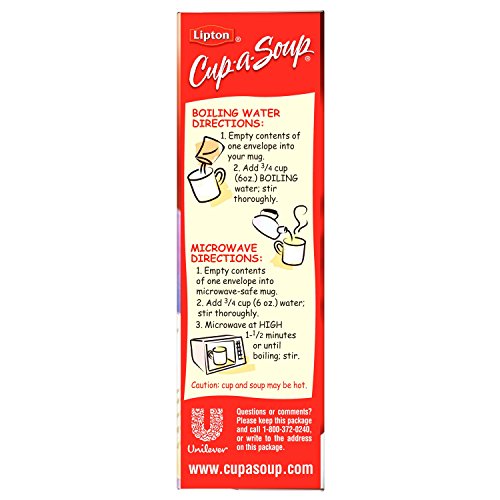 Lipton Cup-a-Soup Instant Soup For a Warm Cup of Soup Cream of C...