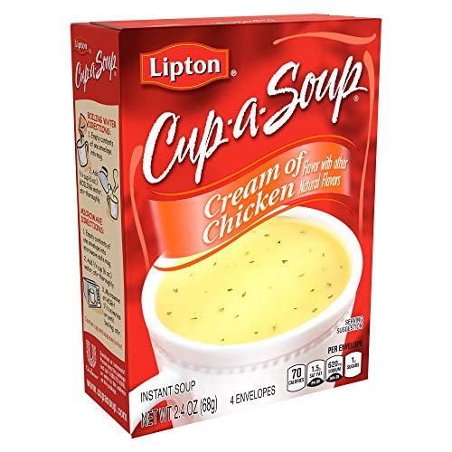 Lipton Cup-a-Soup Instant Soup For a Warm Cup of Soup Cream of C...
