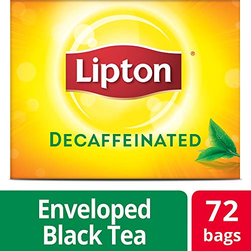Lipton Decaffeinated Black Enveloped Hot Tea Bags Made With Tea