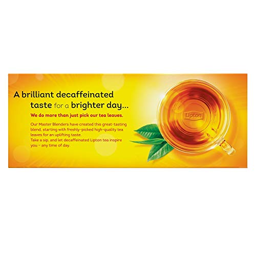 Lipton Decaffeinated Black Enveloped Hot Tea Bags Made With Tea