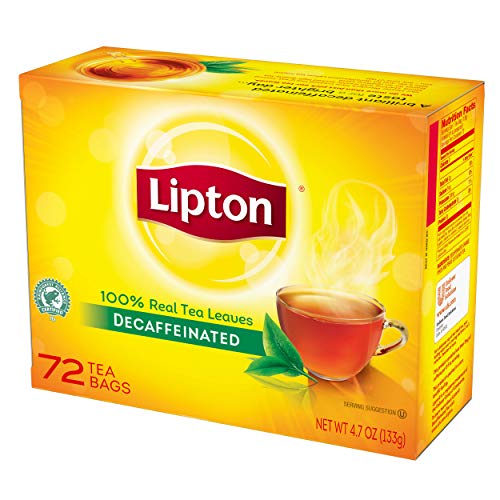 Lipton Decaffeinated Black Enveloped Hot Tea Bags Made With Tea
