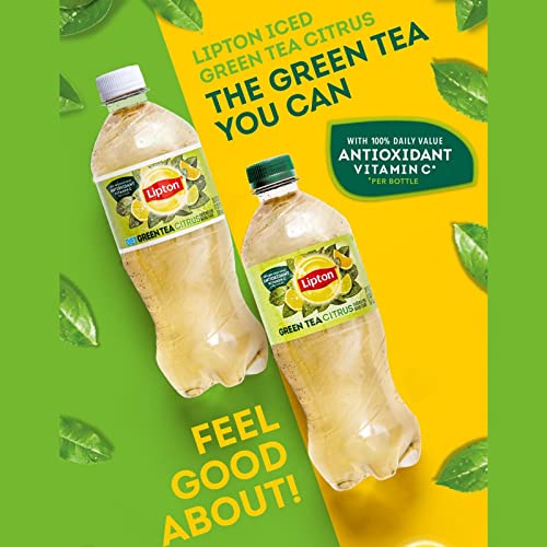 Lipton Diet Citrus Iced Green Tea Plastic Bottle 16.9 fl oz 24 Pack