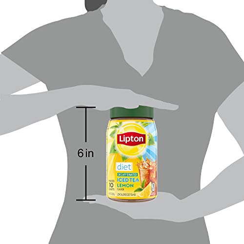 Lipton Diet Iced Tea Mix, Lemon, Decaffenated, Sugar-Free Black ... Lipton Diet Iced Tea Mix, Lemon, Decaffenated, Sugar-Free Black ...