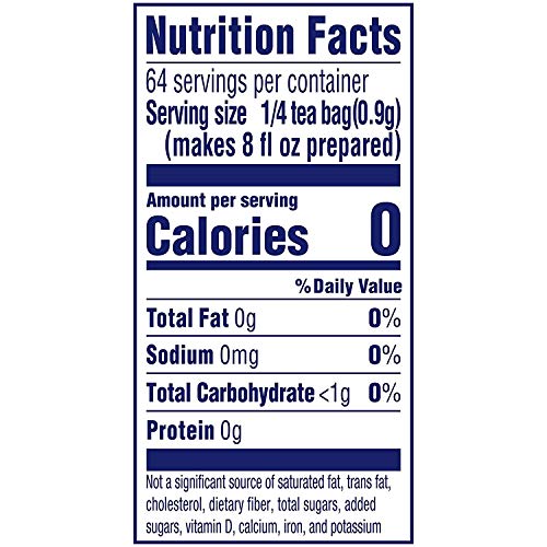 Lipton Family Herbal Iced Tea Bags, Strawberry Watermelon, 16 Count