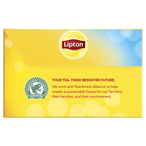 Lipton Family-Sized Black Iced Tea Bags, Decaffeinated, Unsweete