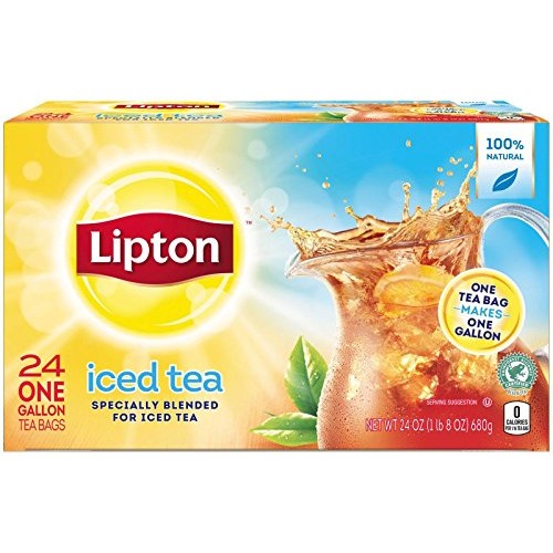 Lipton Gallon Size Tea Bags - Iced Tea Brew - 1 Oz - 24 Count