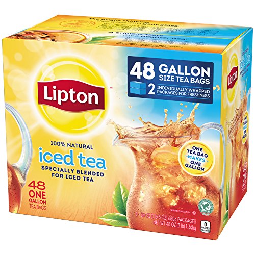 Lipton Gallon-Sized Iced Tea Bags Picked At The Peak Of Freshnes