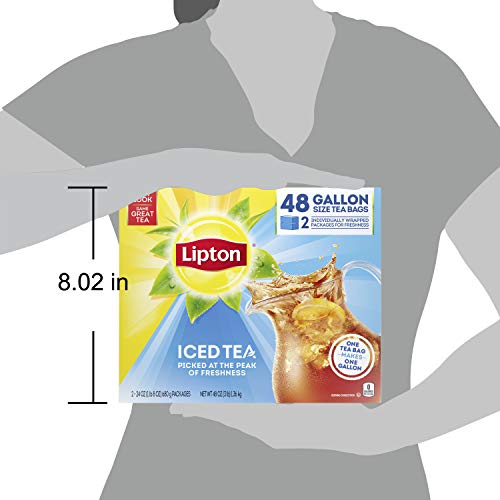 Lipton Gallon-Sized Iced Tea Bags Picked At The Peak Of Freshnes
