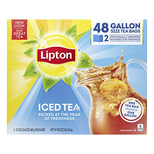 Lipton Gallon-Sized Iced Tea Bags Picked At The Peak Of Freshnes