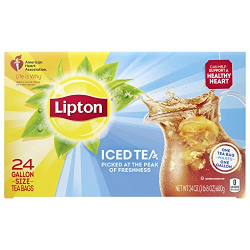 Lipton Gallon-Sized Iced Tea Bags Picked At The Peak Of Freshnes