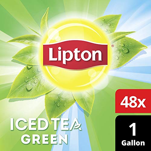 Lipton Green Iced Tea Bags Unsweetened Made with Tea Leaves Sour...