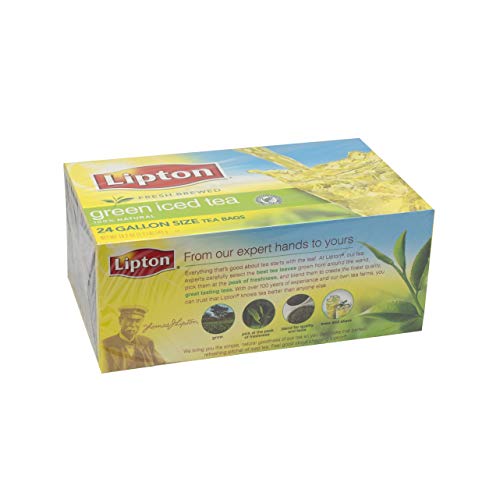 Lipton Green Iced Tea Bags Unsweetened Made with Tea Leaves Sour...