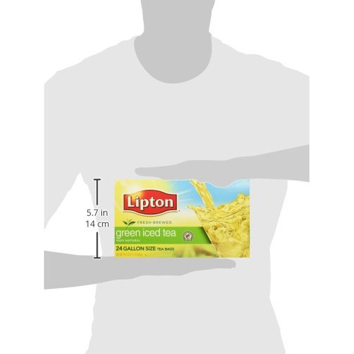 Lipton Green Iced Tea Bags Unsweetened Made with Tea Leaves Sour...