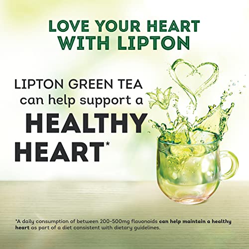 Lipton Green Tea Bags Flavored With Other Natural Flavors Lemon