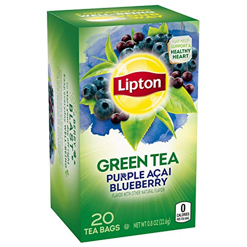 Lipton Green Tea Bags Flavored With Other Natural Flavors Purple