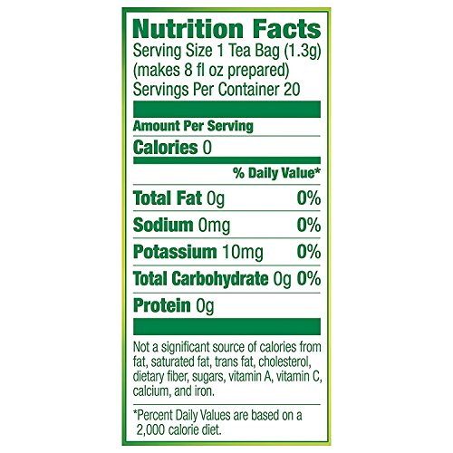 Lipton Green Tea, Decaffeinated Honey Lemon Chamomile, 20Ct Pac