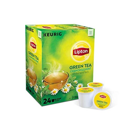 Lipton Green Tea K-Cup Portion Pack for Keurig Brewers, Soothe G...