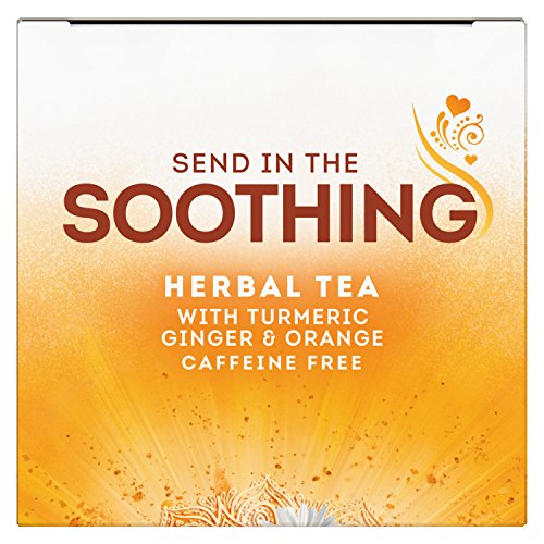 Lipton Herbal Tea Bags, Terrific Turmeric, 15 Count, Pack Of 4