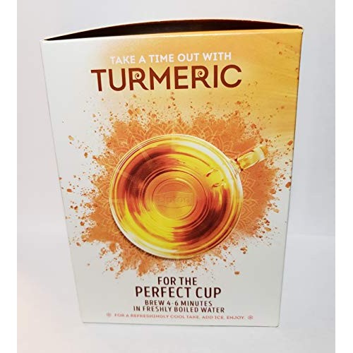 Lipton Herbal Tea Bags, Terrific Turmeric, 15 ct