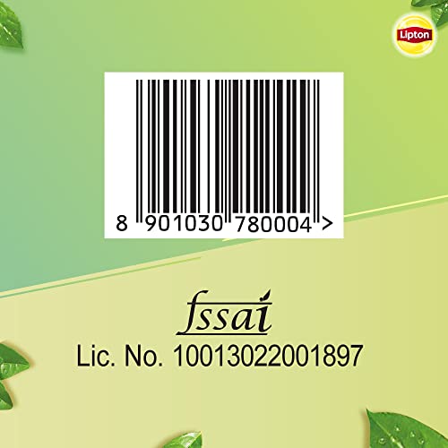 Lipton Honey Lemon Green Tea Bags, 100 Pieces Pack of 2
