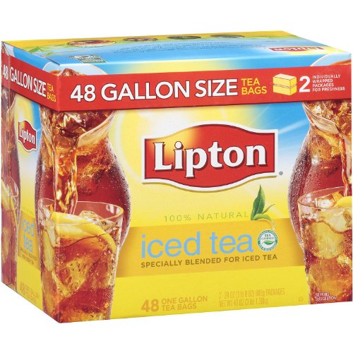 Lipton Iced Tea Bags, Gallon Size 48 Ct