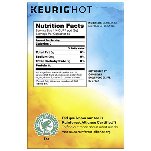 Lipton Iced Tea K-Cup Pods For A Cold Beverage Unsweetened Black