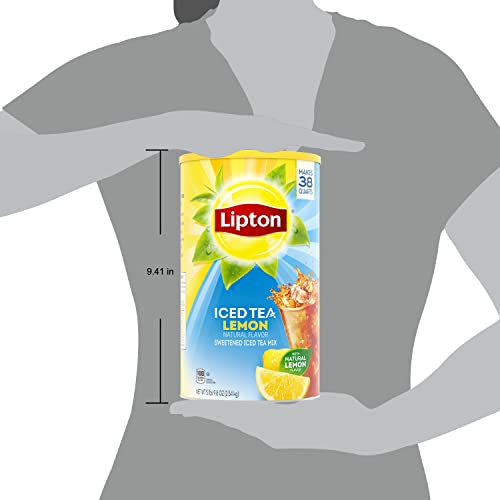 Lipton Iced Tea Mix For a Refreshing Cool Beverage Lemon Black T...