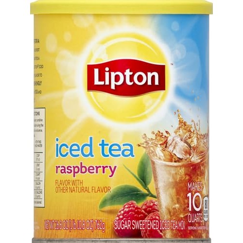 Lipton Iced Tea Mix, Raspberry, 26.8 Ounce