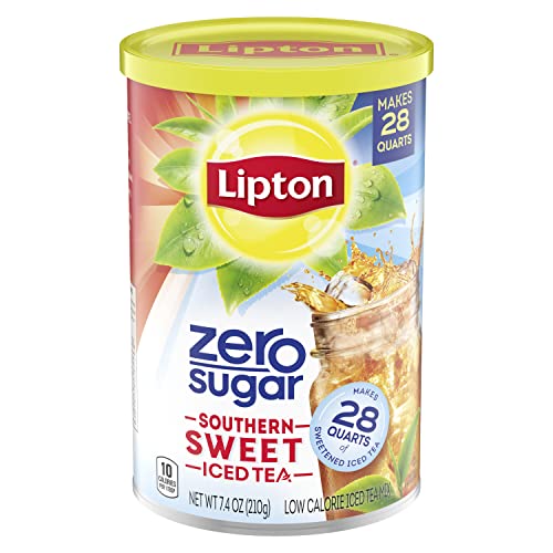 Lipton Iced Tea Mix, Sugar-Free, Southernn Sweet Tea, Makes 28 Q... Lipton Iced Tea Mix, Sugar-Free, Southernn Sweet Tea, Makes 28 Q...